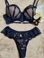 Zodiac Black Lace Lingerie Set
