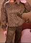 Coffee Leoprd Lounge Set