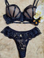 Zodiac Black Lace Set