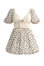 Chérie Lace Polka Mini Dress
