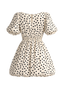 Chérie Lace Polka Mini Dress