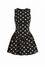 Noir Polka Muse Mini Dress