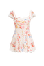 Rose Petal Romper Dress