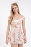 Rose Petal Romper Dress