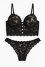 Luna Noir Bra Set